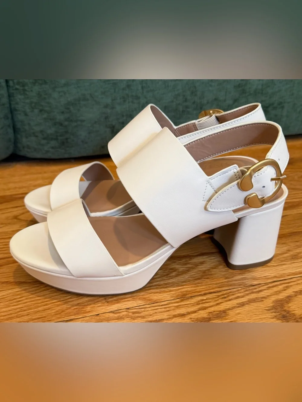 Aerosoles Camera Platform Strappy Sandal Block Heel Comfortable Bridal Brunch